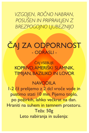 Čaj za odpornost 50g – Odrasli