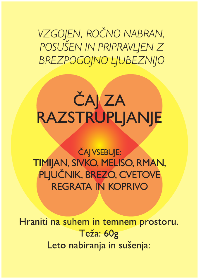 Čaj za razstrupljanje 60g