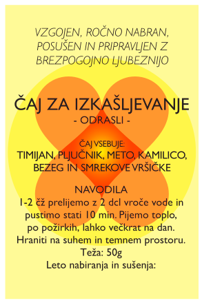 Čaj za izkašljevanje 50g – Odrasli