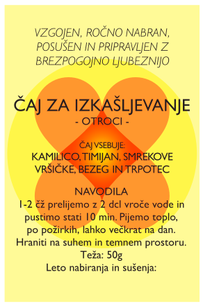 Čaj za izkašljevanje 50g – Otroci