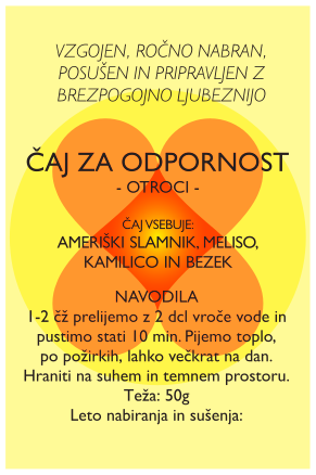 Čaj za odpornost 50g – Otroci