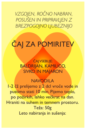 Čaj za pomiritev 50g